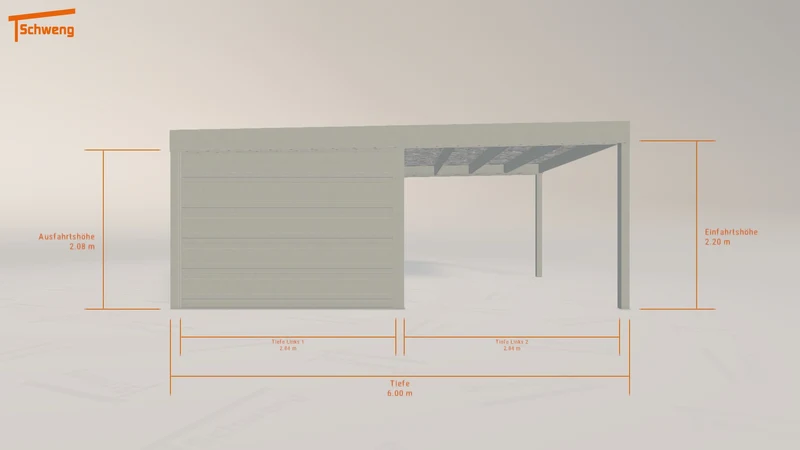 #DE Schweng Flachdachcarport C600 (ID v4pdny) #MTG