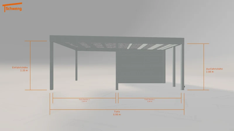 #DE Schweng Flachdachcarport C600 (ID v4pdny) #MTG