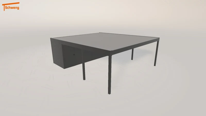 #DE Schweng Flachdachcarport C600 (ID x735v3) #MTG
