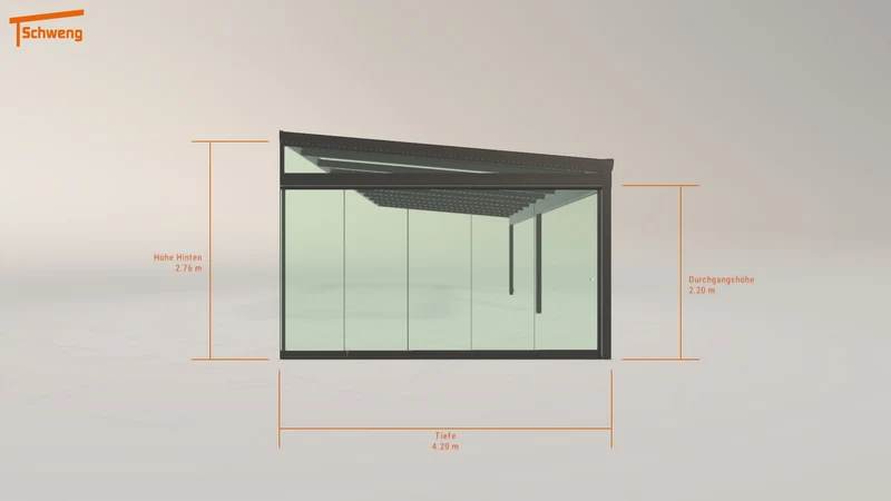 #DE Schweng Terrassenüberdachung S400 (ID bk77wm)
