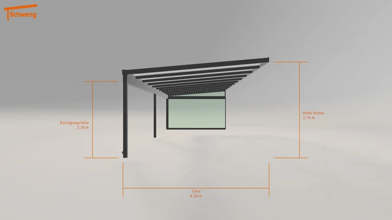 #DE Schweng Terrassenüberdachung S400 (ID bk77wm)