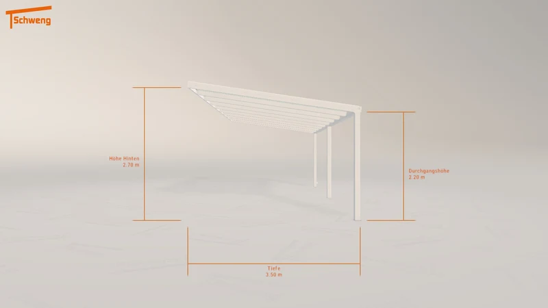 #DE Schweng Terrassenüberdachung S350 (ID 2qkkpv)