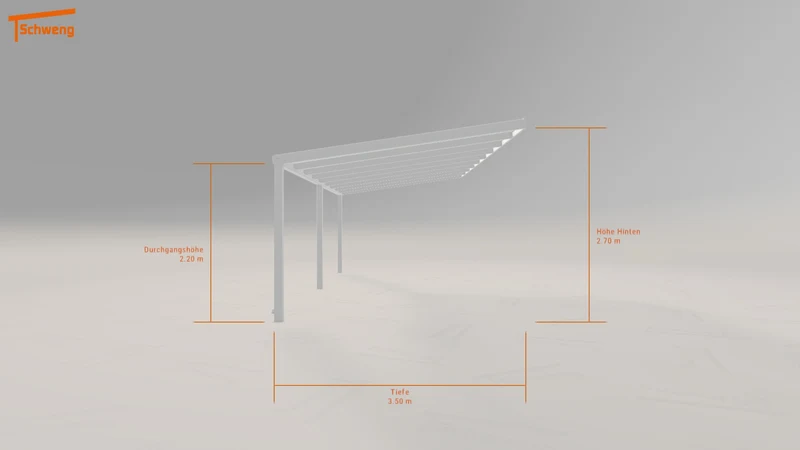 #DE Schweng Terrassenüberdachung S350 (ID 2qkkpv)