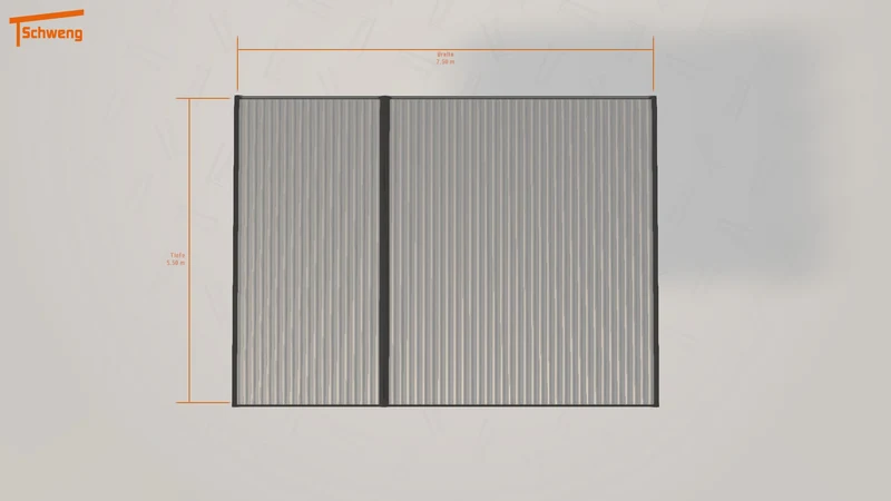 #CH Schweng Flachdachcarport C600+ (ID pbdj8q) #MTG