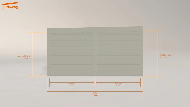 #DE Schweng Flachdachcarport C600 (ID 779b45) #MTG