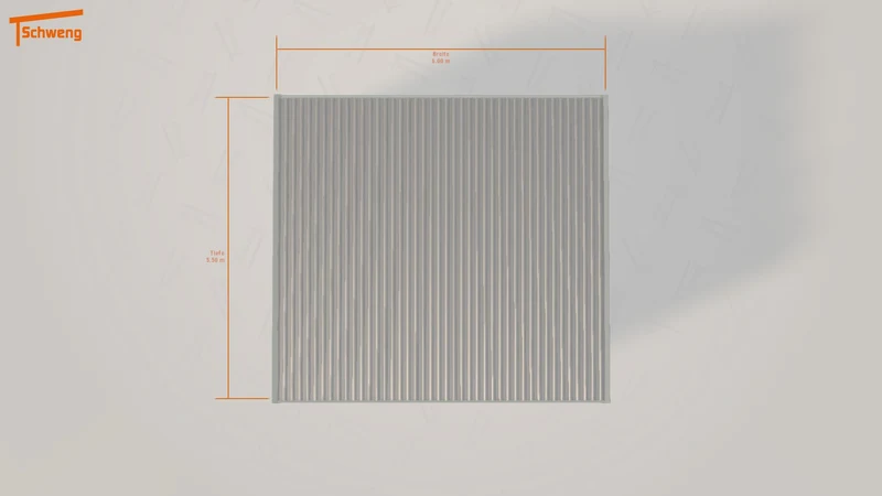 #DE Schweng Flachdachcarport C600 (ID 779b45) #MTG