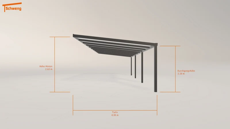 #DE Schweng Terrassenüberdachung S400 (ID 85y9gr)
