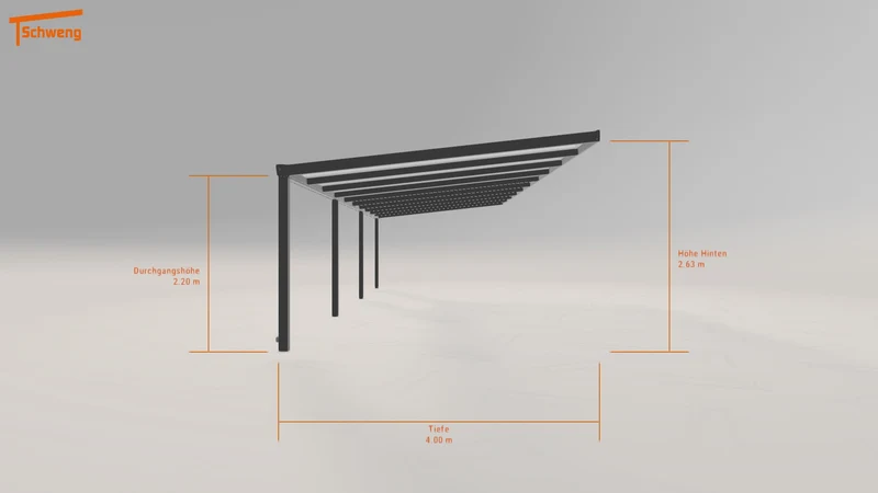 #DE Schweng Terrassenüberdachung S400 (ID 85y9gr)