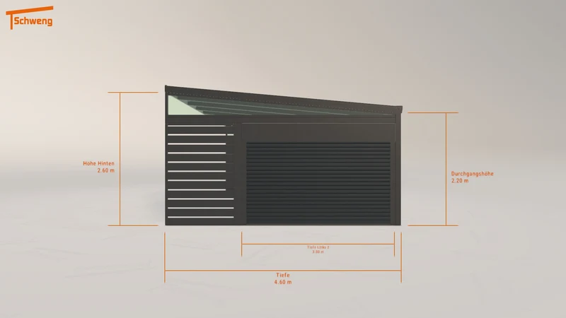 #DE Schweng Pultdachcarport S400 (ID yg2y9z) #MTG