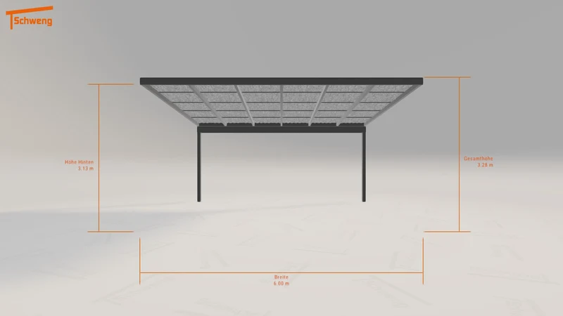 #DE Schweng Pultdachcarport S400 (ID w3pkd4)