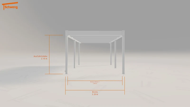 #DE Schweng Flachdachcarport C600 (ID 85ygvx)