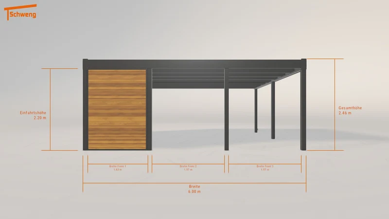 #DE Schweng Flachdachcarport C600 (ID x73p79) #MTG