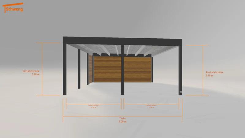 #DE Schweng Flachdachcarport C600 (ID x73p79) #MTG