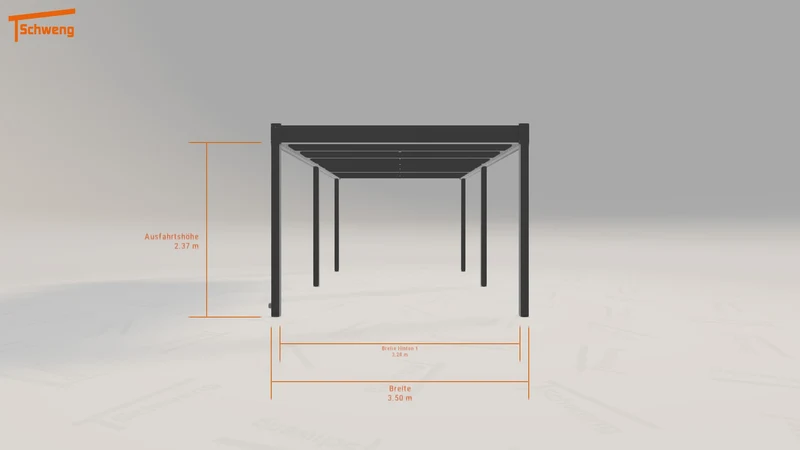 #DE Schweng Flachdachcarport C600 (ID qdnxdg) #MTG
