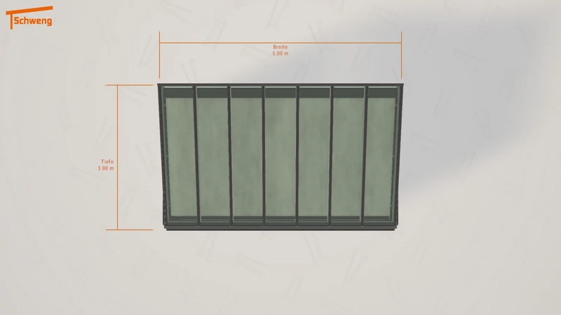 #DE Schweng Terrassenüberdachung S400 (ID mjq3rv)