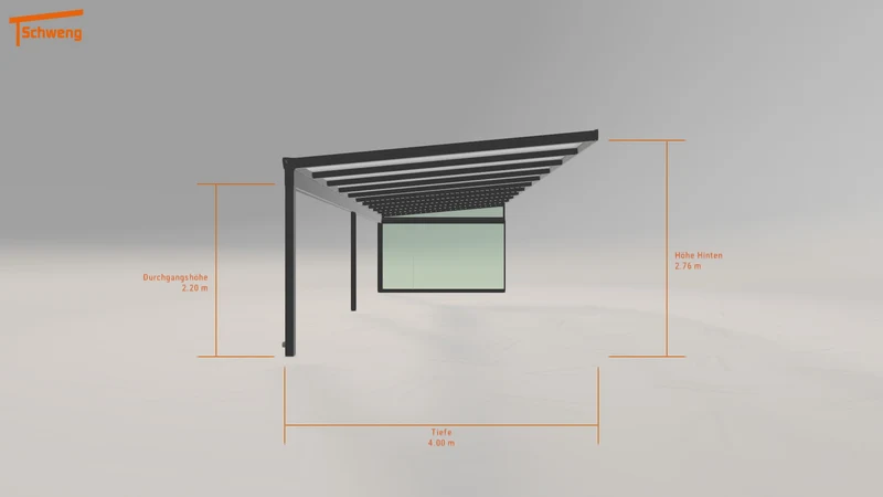 #DE Schweng Terrassenüberdachung S400 (ID n5n4zv)
