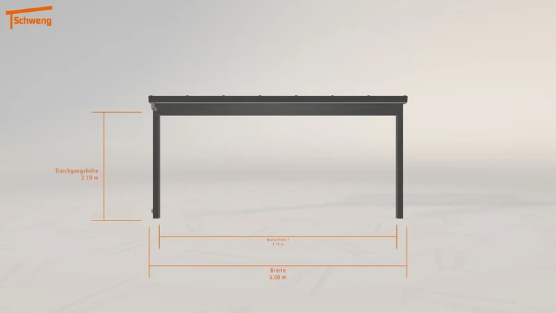 #DE Schweng Terrassenüberdachung S350 (ID 5mddbp)