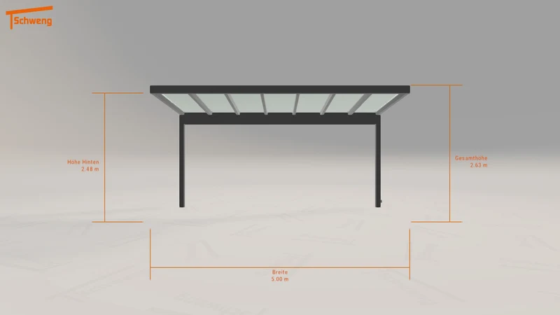 #DE Schweng Terrassenüberdachung S350 (ID 5mddbp)