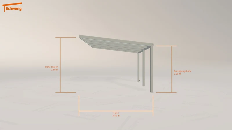 #DE Schweng Terrassenüberdachung S350 (ID 2qkkmy)
