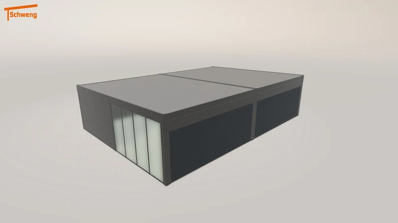 #DE Schweng Flachdachcarport C600+ (ID w3ppb3)