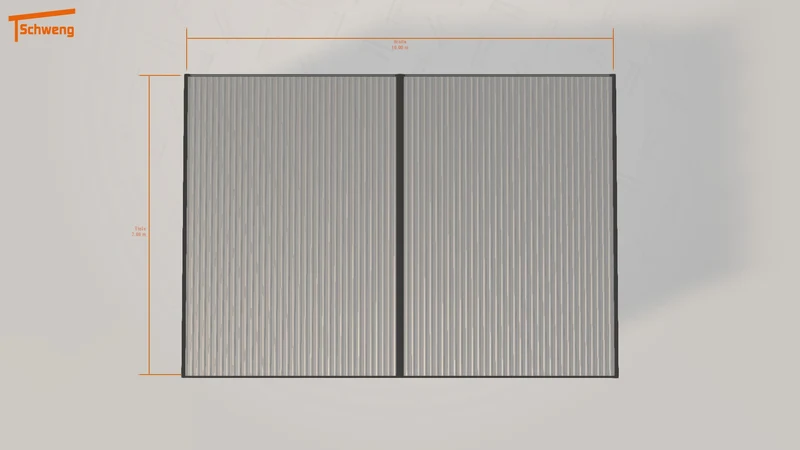 #DE Schweng Flachdachcarport C600 (ID jjnn4q)