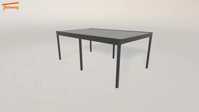 #DE Schweng Flachdachcarport C600 (ID pbd858)