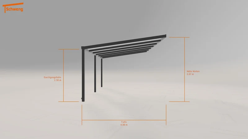 #DE Schweng Terrassenüberdachung S400 (ID yg2jn7)