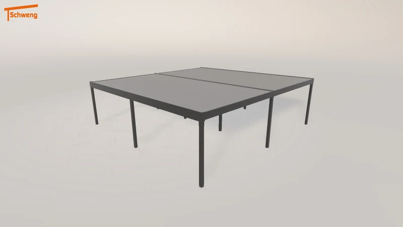 #DE Schweng Flachdachcarport C600 (ID mjq23z)