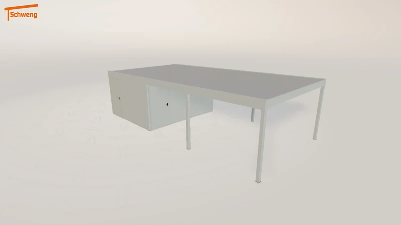 #DE Schweng Flachdachcarport C600 (ID k2gjbk) #MTG