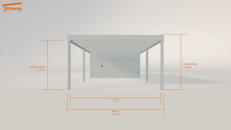 #DE Schweng Flachdachcarport C600 (ID k2gjbk) #MTG