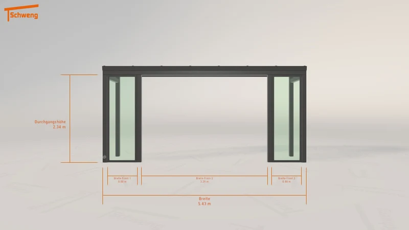 #DE Schweng Terrassenüberdachung S350 (ID n5nm25)