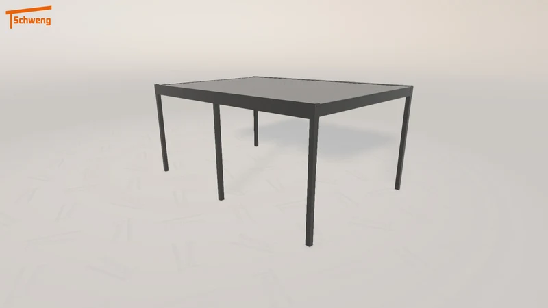 #DE Schweng Flachdachcarport C600 (ID v4p7yy)
