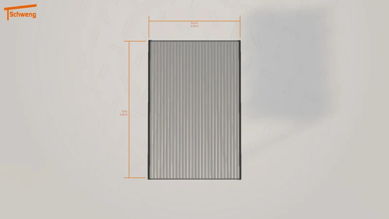 #DE Schweng Flachdachcarport C600 (ID v4p7yy)