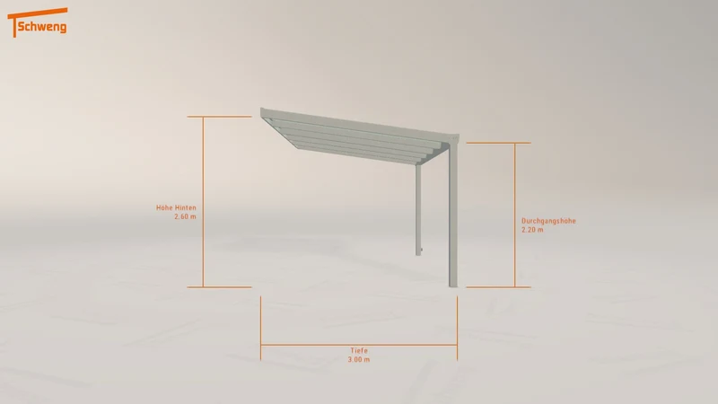 #DE Schweng Terrassenüberdachung S400 (ID w3pywz)