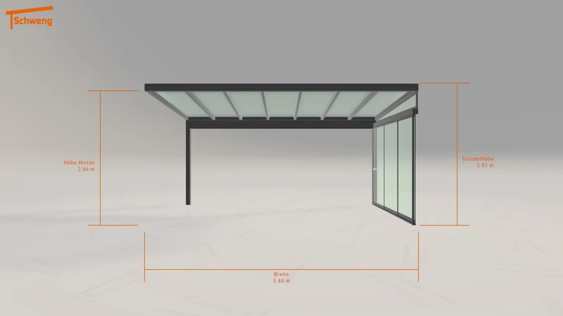 #DE Schweng Terrassenüberdachung S400 (ID 779585)