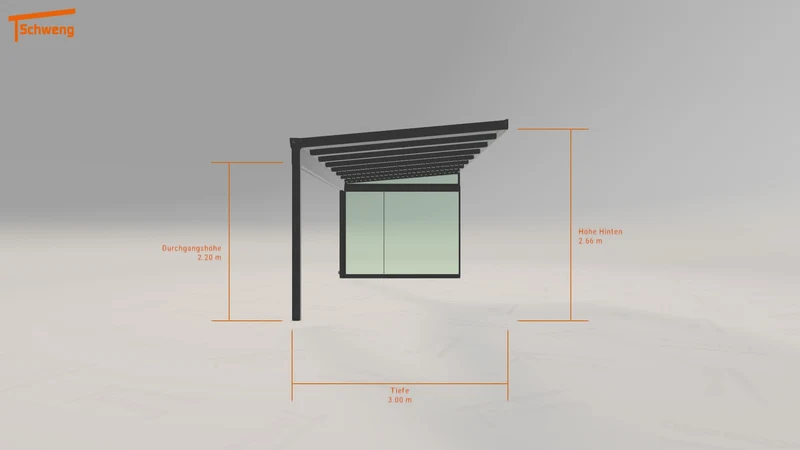 #DE Schweng Terrassenüberdachung S400 (ID 779585)