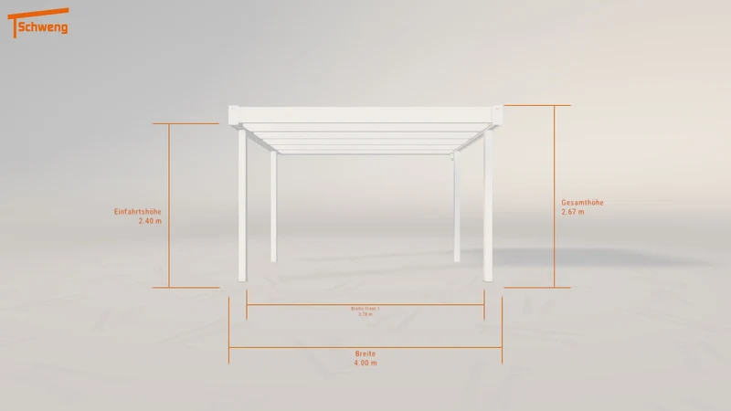 #DE Schweng Flachdachcarport C600+ (ID 5md9yw) #MTG