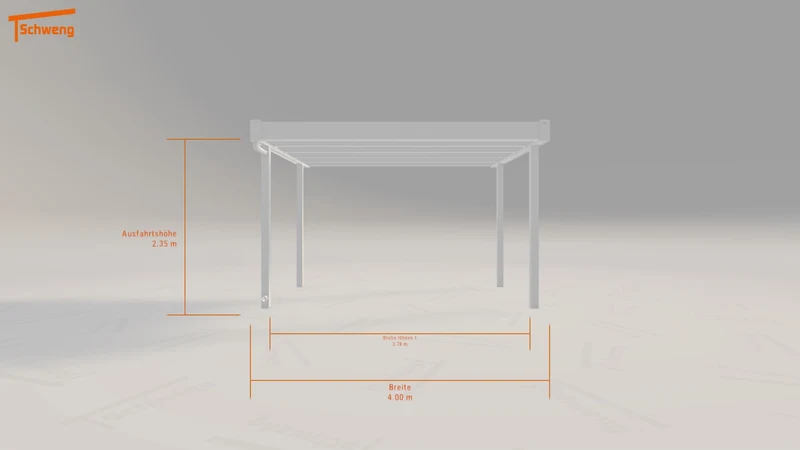 #DE Schweng Flachdachcarport C600+ (ID 5md9yw) #MTG