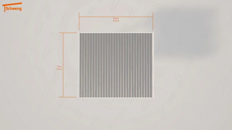 #DE Schweng Flachdachcarport C600+ (ID 5md9yw) #MTG