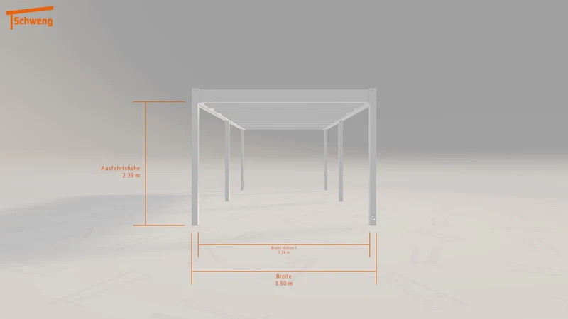 #DE Schweng Flachdachcarport C600 (ID k2gq4z) #MTG