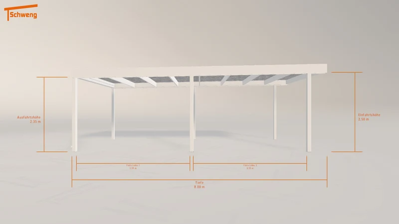 #DE Schweng Flachdachcarport C600 (ID k2gq4z) #MTG