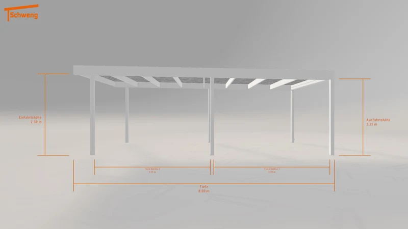 #DE Schweng Flachdachcarport C600 (ID k2gq4z) #MTG