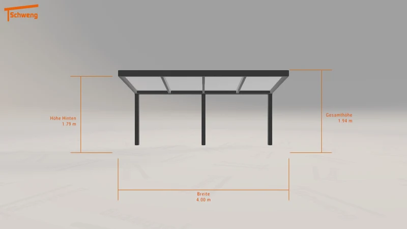 #DE Schweng Terrassenüberdachung S350 (ID 2qk5yv)