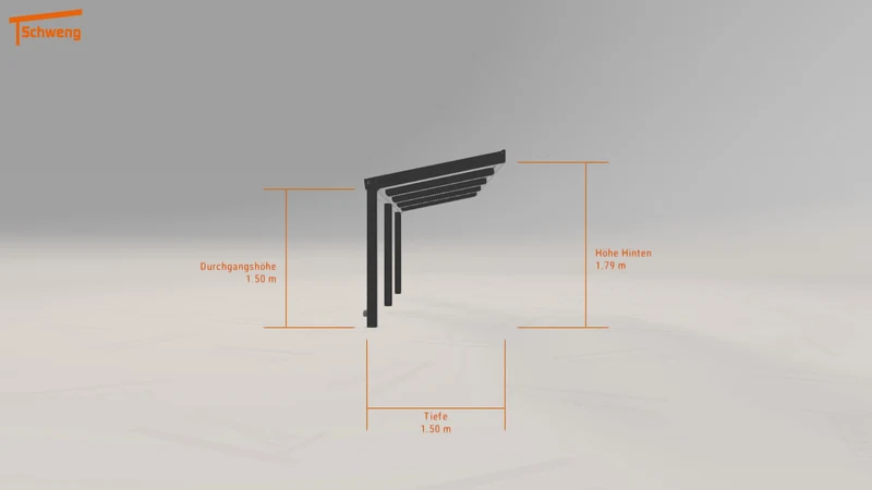 #DE Schweng Terrassenüberdachung S350 (ID 2qk5yv)