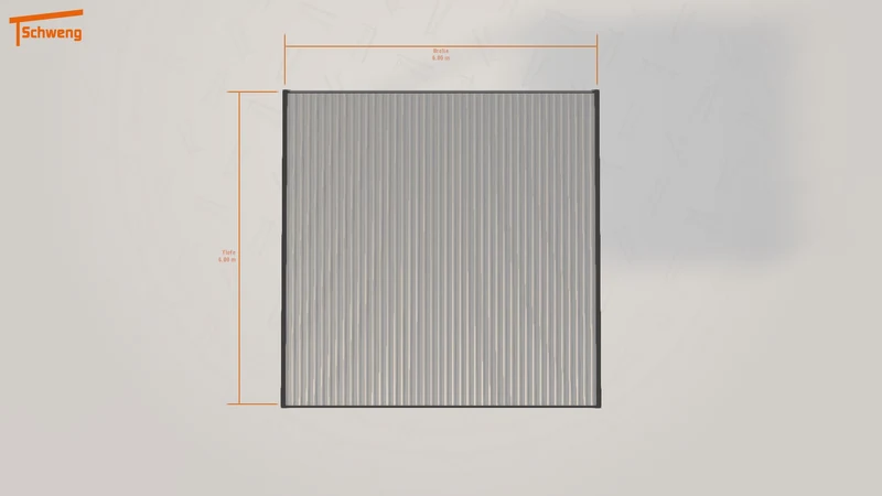 #DE Schweng Flachdachcarport C600+ (ID qdnyxp)