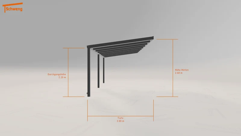 #DE Schweng Terrassenüberdachung S350 (ID 42kp97)