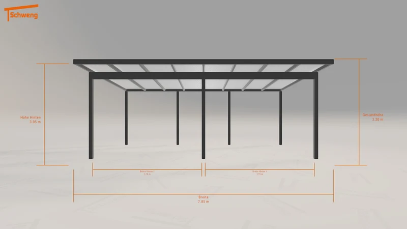 #DE Schweng Pultdachcarport S400 (ID v4pnvp) #MTG