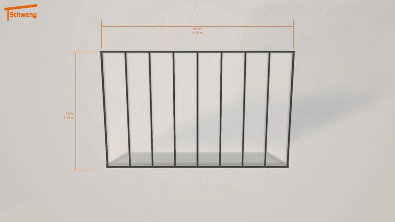 #DE Schweng Pultdachcarport S400 (ID 33kbrz) #MTG