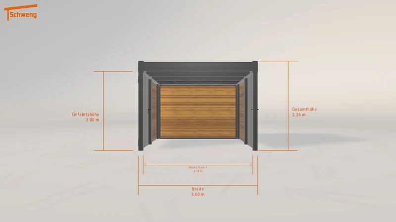#DE Schweng Flachdachcarport C600 (ID rjkm2n) #MTG