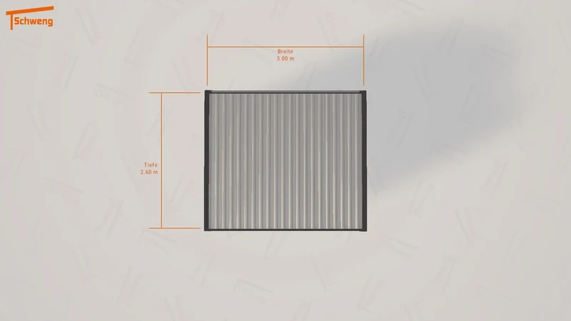 #DE Schweng Flachdachcarport C600 (ID rjkm2n) #MTG